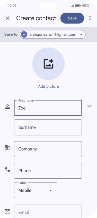 Press Surname and key in the required last name.