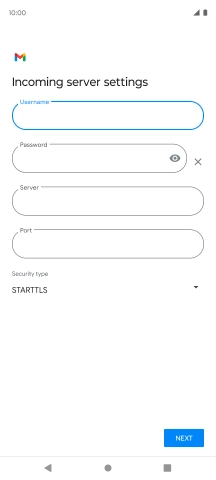 Press the field below 