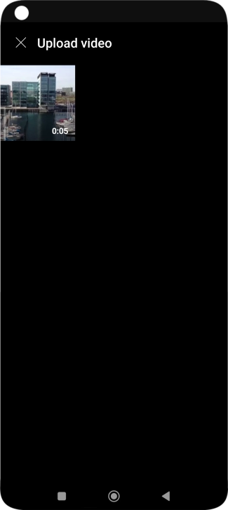 Press the required video clip.