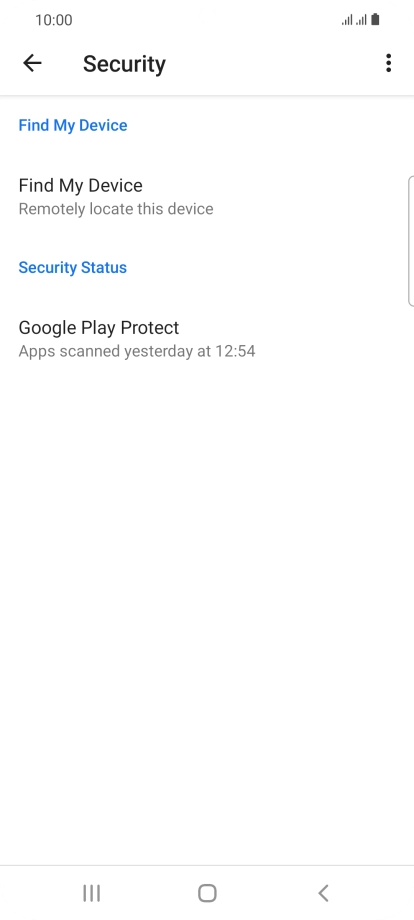 Press Find My Device.