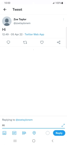 Write your reply and press Reply. Write your reply and press Reply.