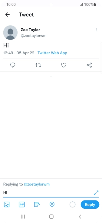 Write your reply and press Reply. Write your reply and press Reply.