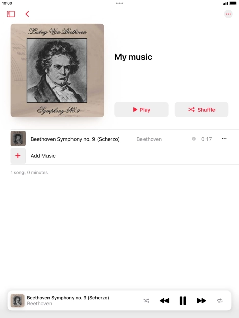 Press arrow right to go to the next audio file.