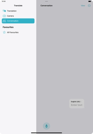 Press anywhere on the screen.