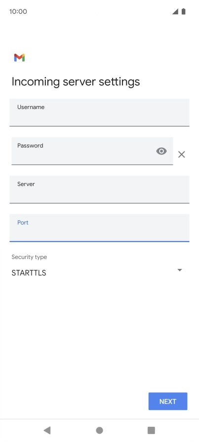 Press the drop down list below 