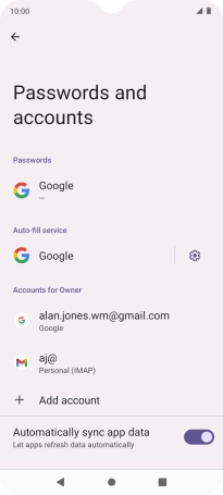 Press the Home key to return to the home screen.