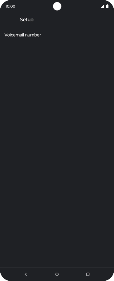 Press Voicemail number.