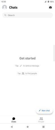 Press New chat. Press New chat.