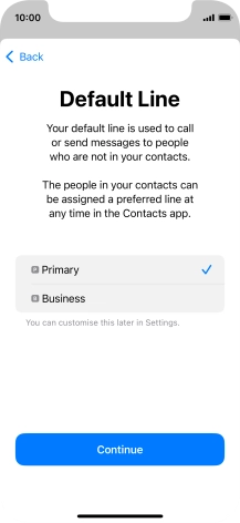 Press Continue. Press Continue.