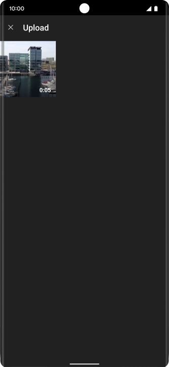 Press the required video clip.