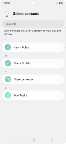 Press the field above 