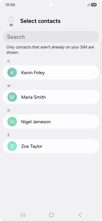 Press the field above 