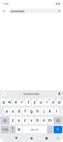 Key in the required search word and press the search icon.