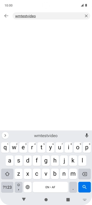 Key in the required search word and press the search icon.