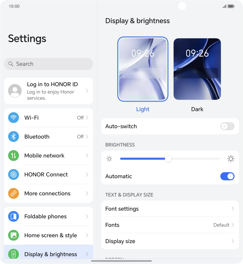 Press the indicator next to Press the indicator next to