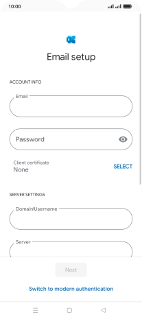 Press the field below 