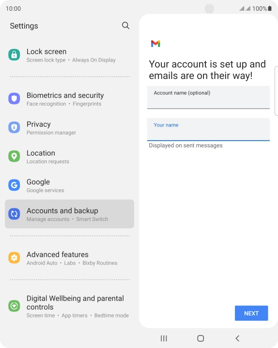 Press NEXT. Press NEXT.