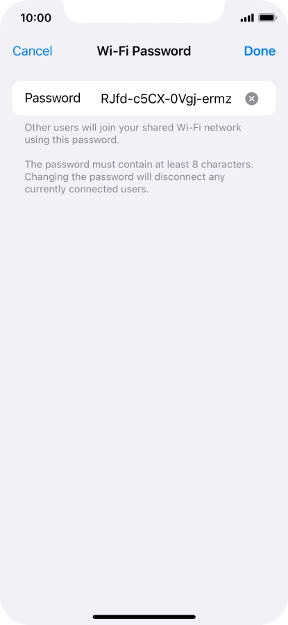 Press Done. Press Done.