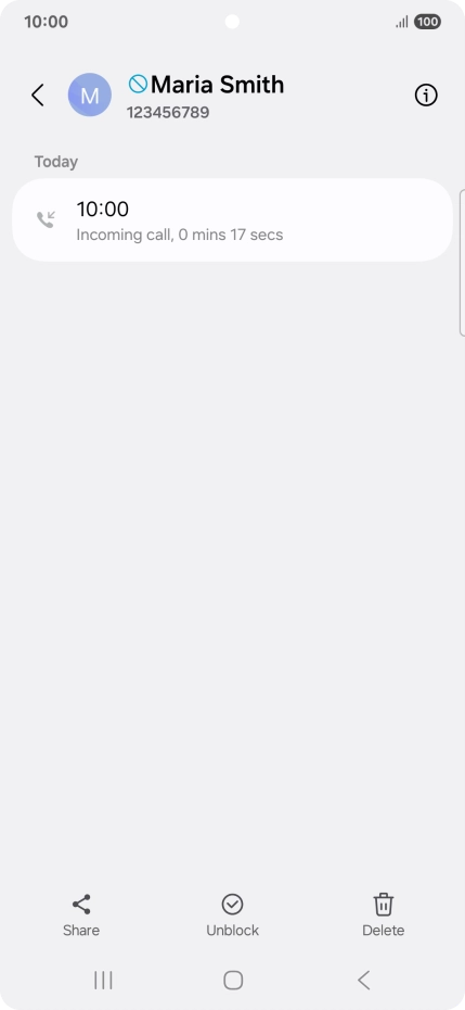 Press the Home key to return to the home screen.