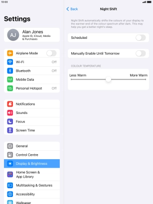 Press the indicator next to Press the indicator next to