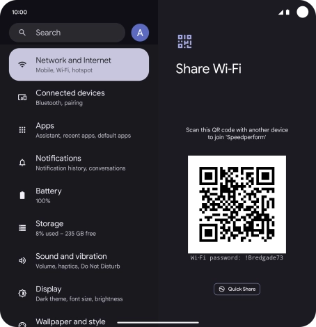 Place the QR code inside the camera frame on the other device to scan the code. Place the QR code inside the camera frame on the other device to scan the code.