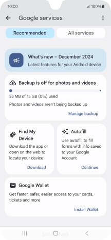 Press Find My Device. Press Find My Device.