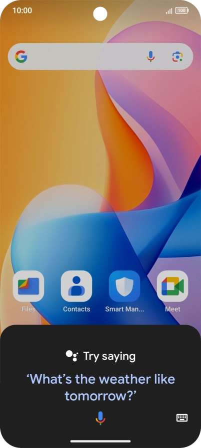 Say, in your own words, what you would like your phone to do, e.g.: OPEN [application], CALL [contact], SEARCH FOR [information]. It's not necessary to use a specific command for each function.