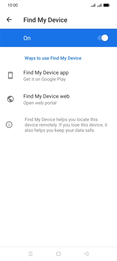 Press the Home key to return to the home screen. Press the Home key to return to the home screen.
