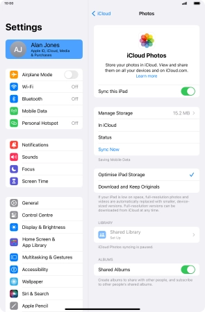 Press the indicator next to Press the indicator next to