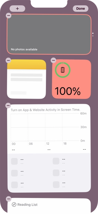 Press the add icon.