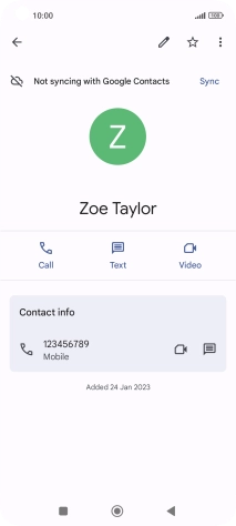Press the Home key to return to the home screen.
