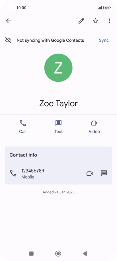Press the Home key to return to the home screen.