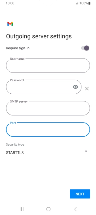 Press the drop down list below 