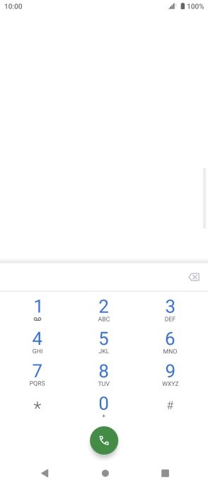 Press the Home key to return to the home screen.