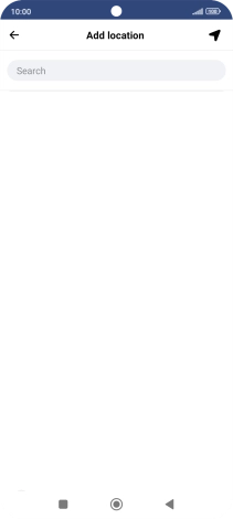 Press the search field and key in the required search word. Press the search field and key in the required search word.