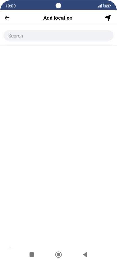 Press the search field and key in the required search word. Press the search field and key in the required search word.