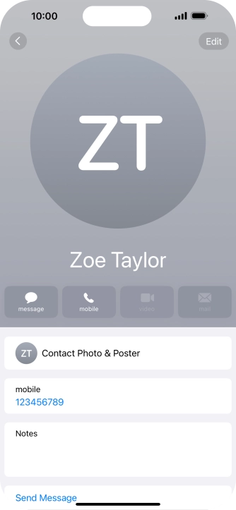 Slide your finger upwards starting from the bottom of the screen to return to the home screen.