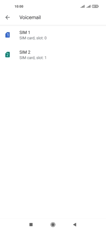 Press the required SIM.