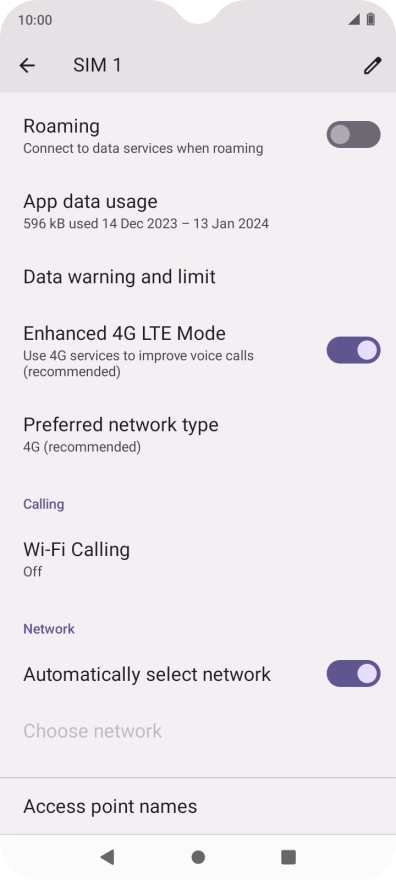 Press Wi-Fi Calling.
