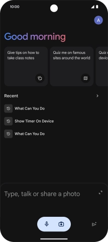 More examples of voice control commands from Gemini are now displayed.