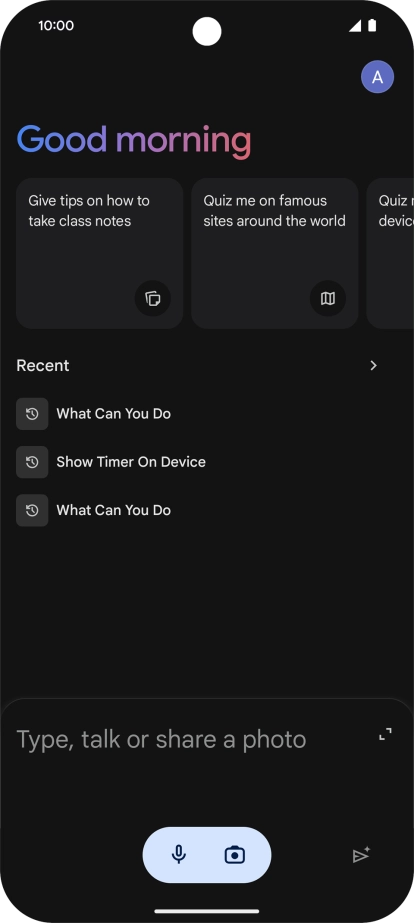 More examples of voice control commands from Gemini are now displayed.
