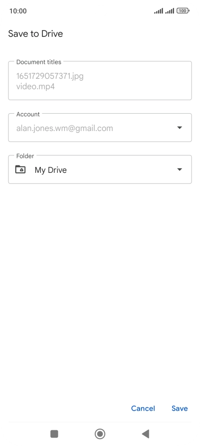 Press the field below 