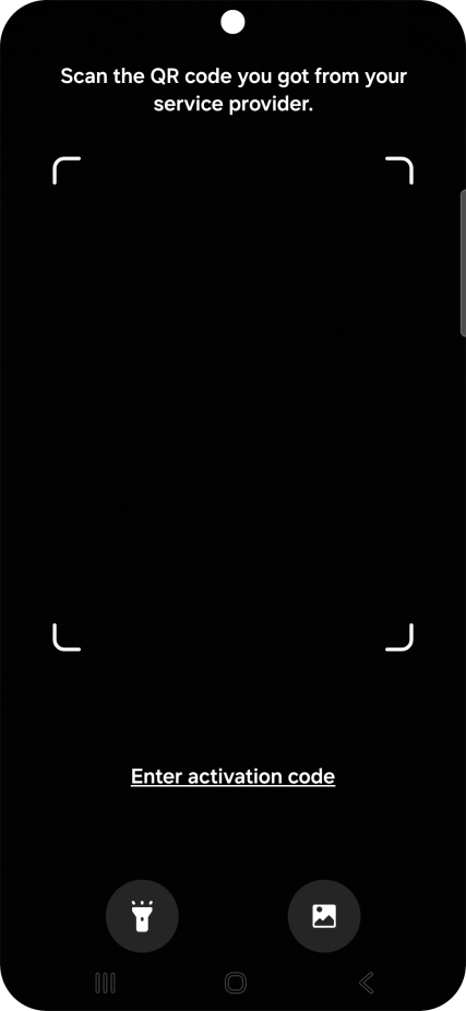 Place the QR code you've received inside the phone camera frame to scan the code. Your eSIM is transferred to your new phone over the internet. Place the QR code you've received inside the phone camera frame to scan the code. Your eSIM is transferred to your new phone over the internet.