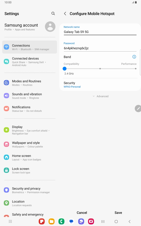 Press the field below Press the field below
