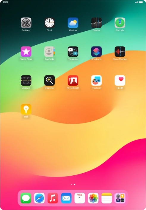 Press Settings. Press Settings.