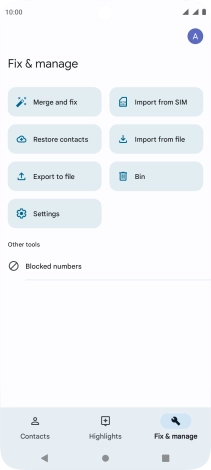 Press Import from SIM. Press Import from SIM.