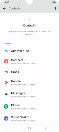 Press the required app.