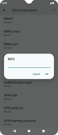 Key in 234 and press OK.