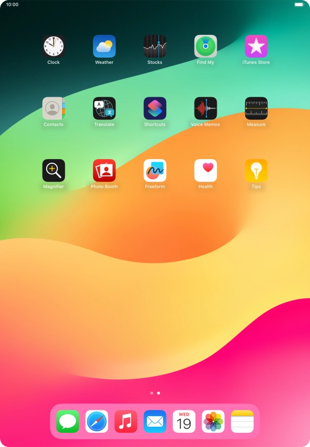 To add an application to Dock, press and hold the required application and drag it downwards to the left side of Dock.
