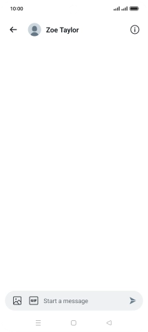 Press the text input field.